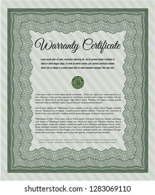 Green Warranty. Printer friendly. Detailed. Excellent design. 