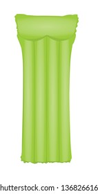 Green water bed. vector illustration