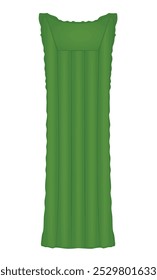 Cama de agua verde. Ilustración vectorial