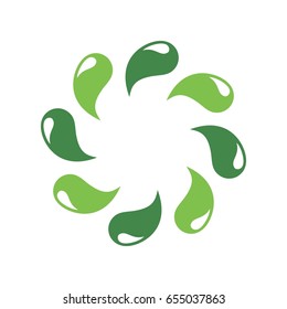 green water motion logo
