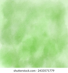 Green watercolor abstract background texture vector