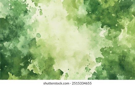 Grüne Aquarell abstrakter Hintergrund, Textur