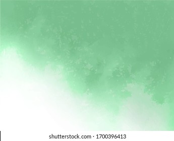 Green watercolor abstract texture background