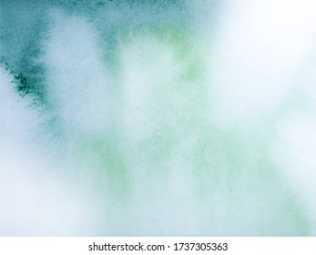Green watercolor abstract texture background