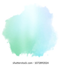 green watercolor background