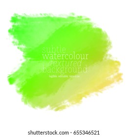 green watercolor background