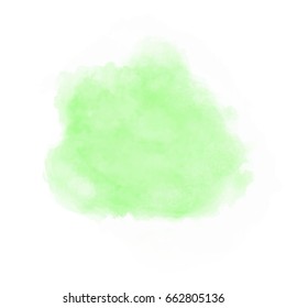 green watercolor background