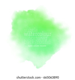 green watercolor background