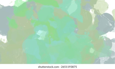 Green watercolor background with copyspace for your design. vector.