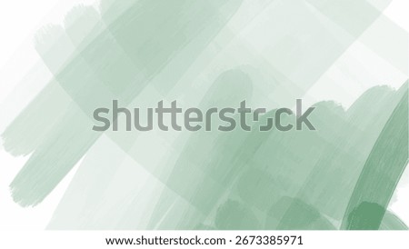 Green watercolor background with copyspace for your design. vector.