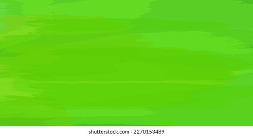 Green watercolor background with grunge texture. Paint splash. Brush stroke. Template green texture for your design. Vector illustration