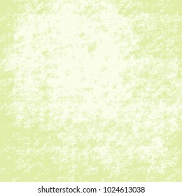 green watercolor background pattern with dry paint color areas, vector illustration