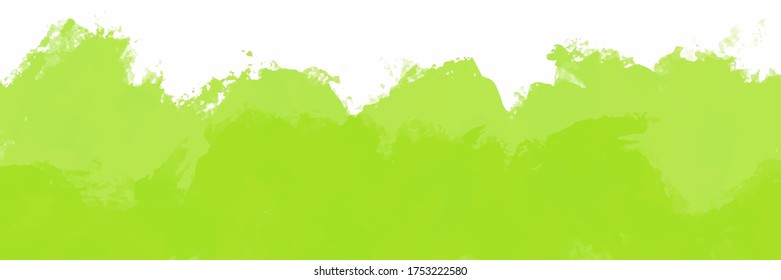 Fondo de color de agua verde para fondos de texturas y diseño de banners web
