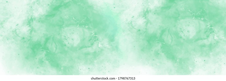 Green watercolor background for textures backgrounds and web banners design
