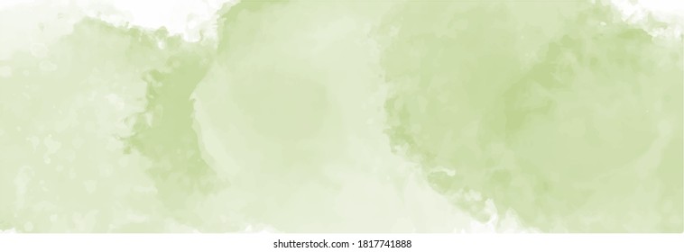 Green watercolor background for textures backgrounds and web banners design
