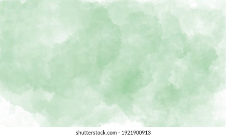 Green watercolor background for textures backgrounds and web banners design
