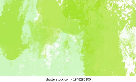 Fondo de color de agua verde para fondos de texturas y diseño de banners web
