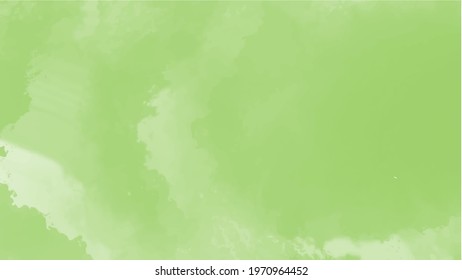 Green watercolor background for textures backgrounds and web banners design
