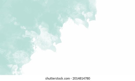 Fondo de color de agua verde para fondos de texturas y diseño de banners web
