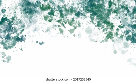 Green watercolor background for textures backgrounds and web banners design
