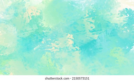 Green watercolor background for textures backgrounds and web banners design
