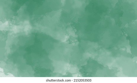 Fondo de color de agua verde para fondos de texturas y diseño de banners web
