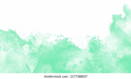 Grüner Aquarell-Hintergrund für strukturierte Hintergründe und Webbanner-Design
