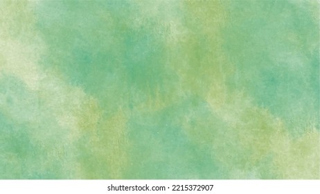 Fondo de color de agua verde para fondos de texturas y diseño de banners web
