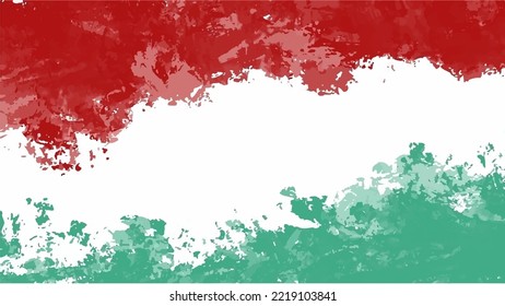 Green watercolor background for textures backgrounds and web banners design. Christmas theme. vector.
