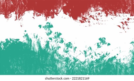 Fondo de color de agua verde para fondos de texturas y diseño de banners web. Tema de Navidad. vector.
