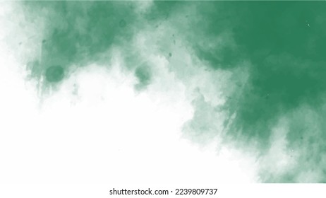 Green watercolor background for textures backgrounds and web banners design
