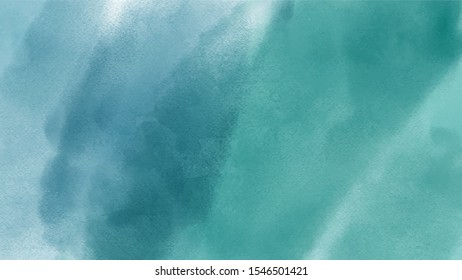 Green watercolor background for your design, watercolor background concept, vector.

