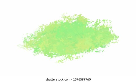 Green watercolor background for your design, watercolor background concept, vector.
