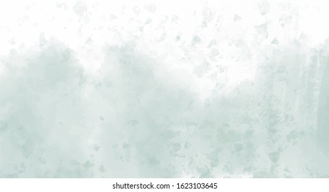 Green watercolor background for your design, watercolor background concept, vector.
