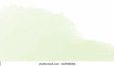 Green watercolor background for your design, watercolor background concept, vector.
