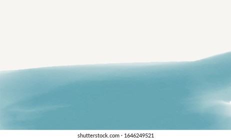 Green watercolor background for your design, watercolor background concept, vector.
