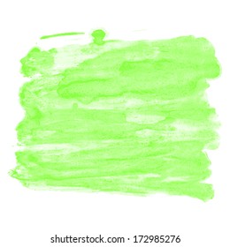 Green Watercolor Background for your design. EPS10 vector.