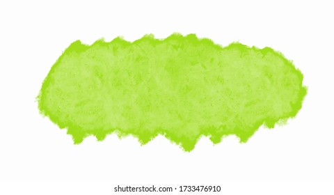 Green watercolor background for your design, watercolor background concept, vector.
