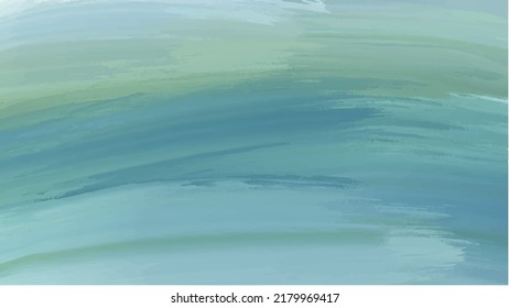 Green watercolor background for your design, watercolor background concept, vector.