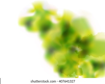 green watercolor background.vector illustration.