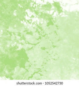 green watercolor splash pattern pattern with different shaded color areas, vector illustration