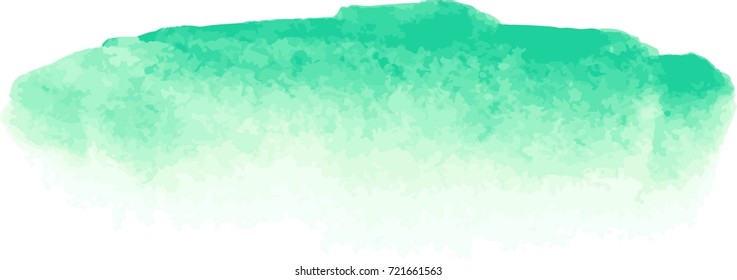 Green Watercolor Stroke Vector