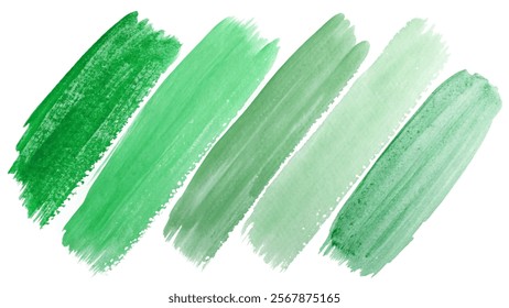 Green watercolor strokes, vibrant shades, artistic background, abstract design, nature-inspired palette, creative texture.