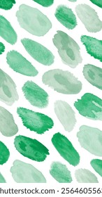 Green watercolor texture, abstract brush strokes, artistic background, nature-inspired design, vibrant color palette.