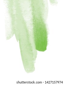 Green watercolor texture background, hand painted vector illustration. Perfect for social media posts, wedding invitations, business cards, quotes, wall art, and much more!