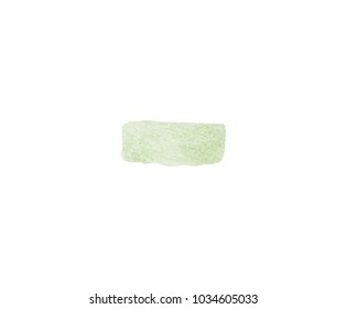 green watercolor vector backdrop for cute design tag, business card, invitation, web , text and logo isolated on transparent background. color like greenery, neon, dull, pale, emerald