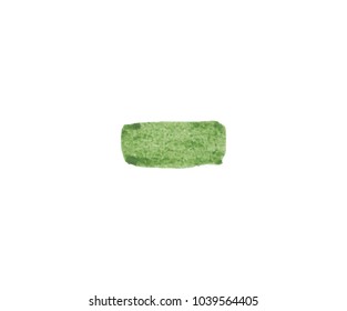 green watercolor vector backdrop for cute design tag, business card, invitation, web , text and logo isolated on transparent background. color like greenery, neon, dull, pale, emerald