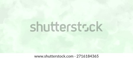 Green watercolor vector texture background for poster, cover, banner, flyer, cards. Hand drawn light green spring illustration for design. Summer minimalistic background.