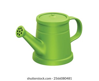 green watering can icon illustration 3d. watering can 3d Icon vector render 3d