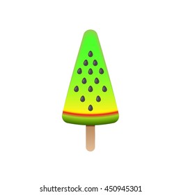 green watermelon ice cream